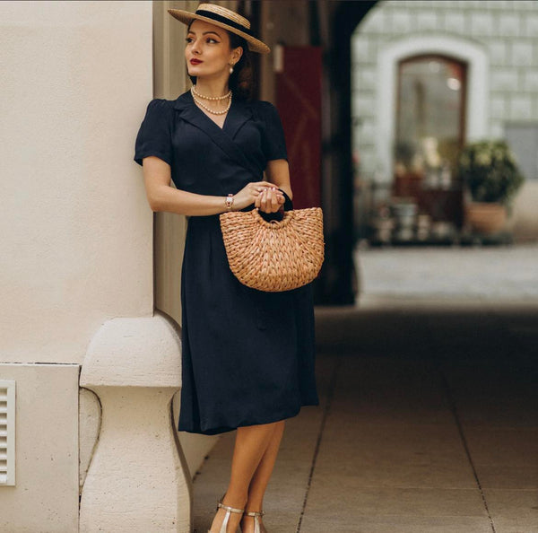 Peggy Wrap Dress- Raspberry