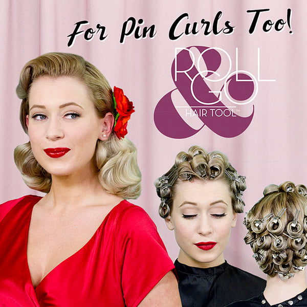 Vintage Hairstyling Roll & Go Hair Tool