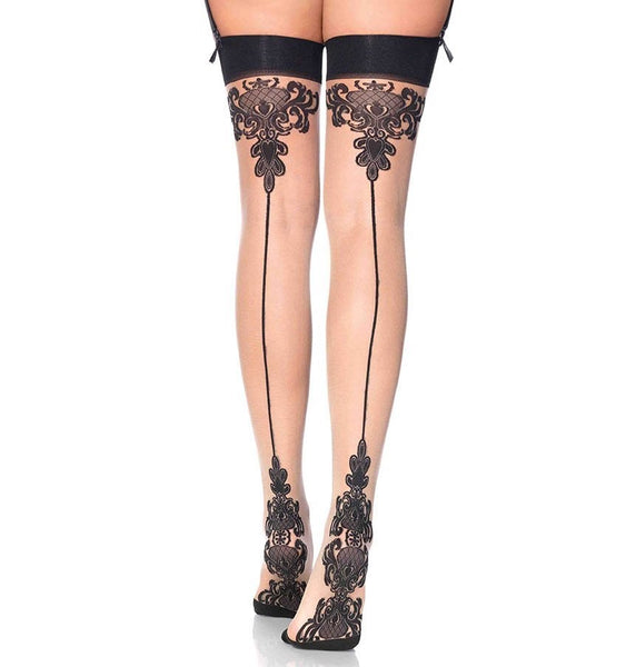 Leg Avenue Baroque Cuban Heel