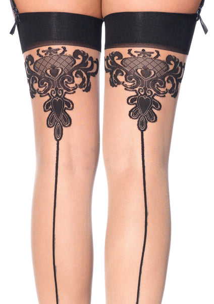 Leg Avenue Baroque Cuban Heel