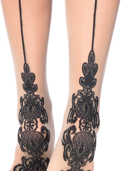 Leg Avenue Baroque Cuban Heel