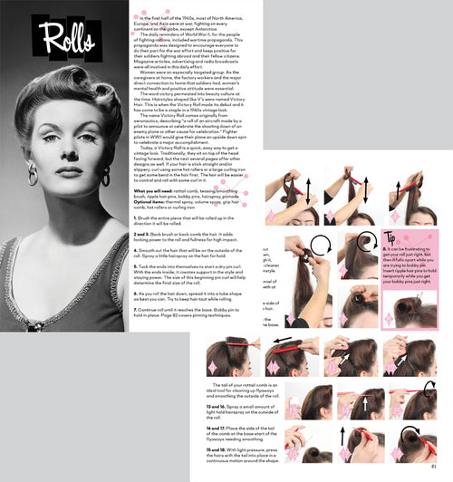 Vintage Hairstyling: Retro Style with Step-by-Step Techniques 3rd Edition Book