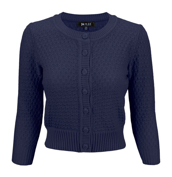 Daily Cardigan Sweater- Navy