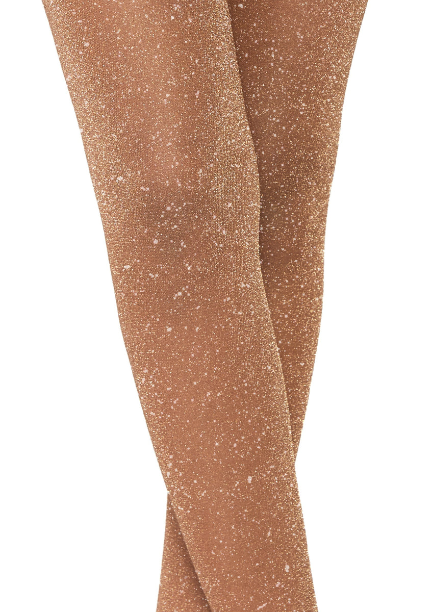PINKSHELL Shimmer Legging With Gold Glittery Ankle Length Pajami, golden  shimmer/fency /trendy/party wear/ regular
