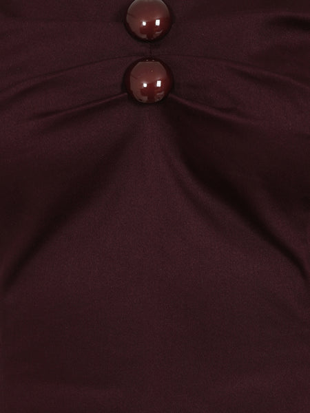 Collectif Dolores Cotton Top- Plum