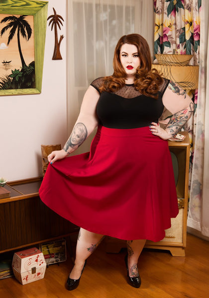 Steady Miss Fancy Top- Black