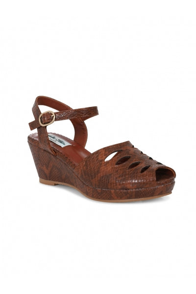Lulu Hun Lily Snakeskin Wedge