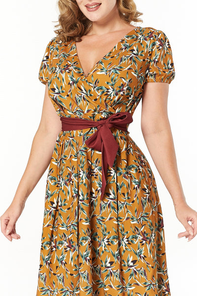 Timeless London Libby Tropic Leaf Dress