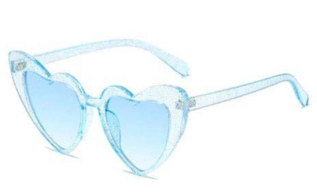 Heart-Shaped Holographic Sunglasses With Austrian Crystals Heart Shaped Hologram Glasses - Comfortable Anti-Reflective  main image 3