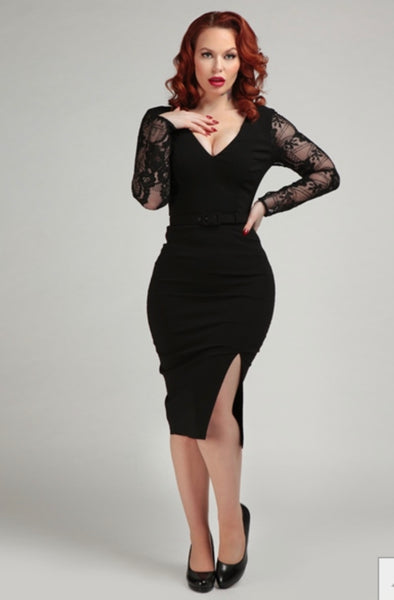 Collectif Germana Lace Pencil Dress