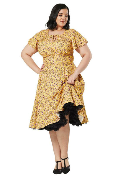 Timeless London Sunita Floral Tea Dress