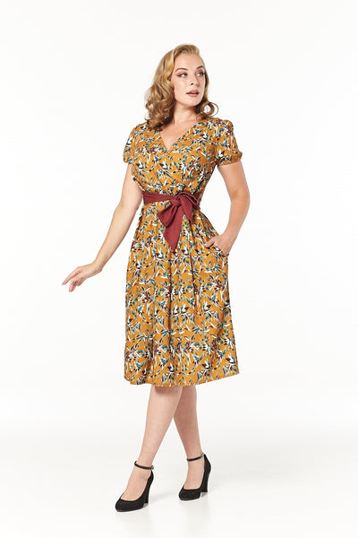 Timeless London Libby Tropic Leaf Dress
