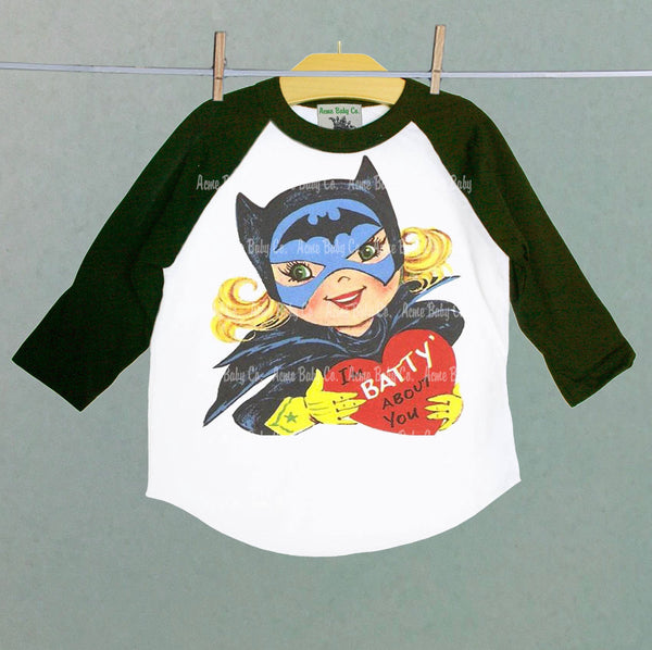 Acme Baby Batty Valentine Raglan Shirt