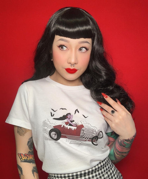 Miss Alice Vampire with Custom Car Tee