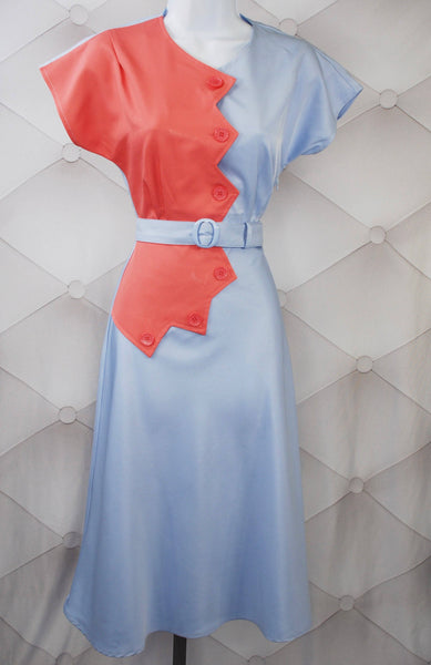 Sawtooth Color-block Dress