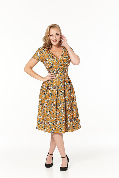 Timeless London Libby Tropic Leaf Dress