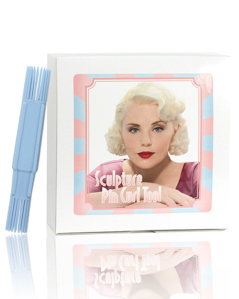 Vintage Hairstyling Sculpture Pin Curl Tool Set