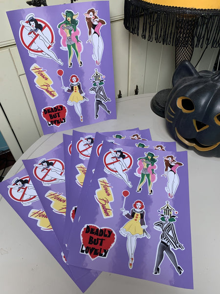 Limited Monster Dolls Sticker Sheet