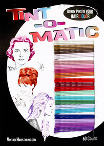 Vintage Hairstyling Tint-O-Matic Variety Card