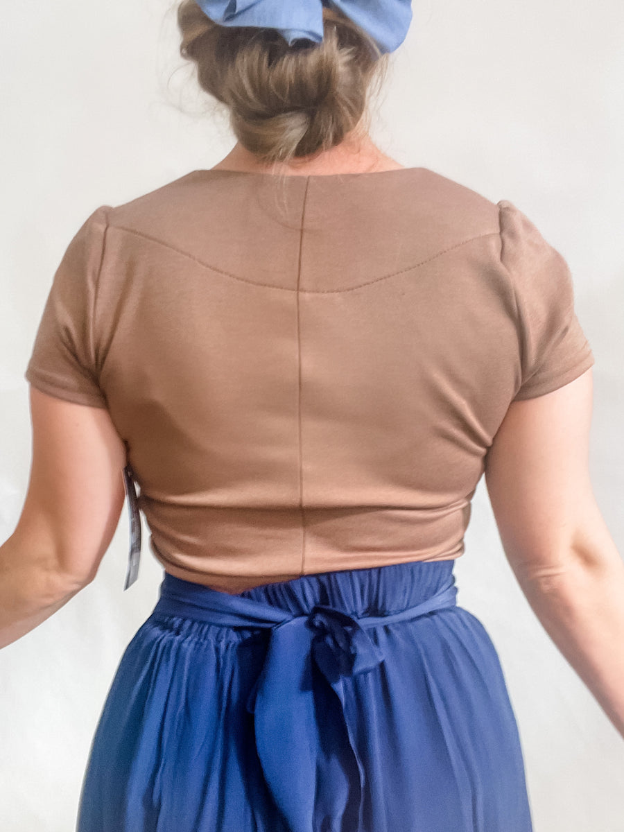 Steady Sophia Top in Cocoa – Dapper Dolls Pinup Shop