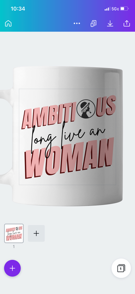 Long Live an Ambitious Woman Mug