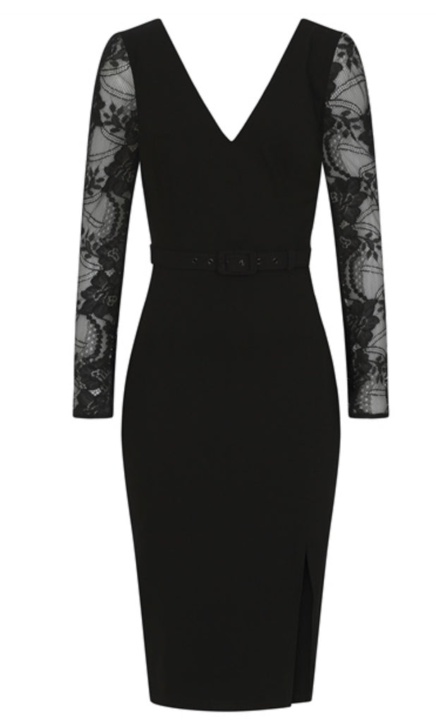 Collectif Germana Lace Pencil Dress Dapper Dolls Pinup Shop Collectif Germana Lace Pencil Dress Dapper Dolls Pinup Shop