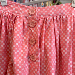 Vintage floral pink skirt