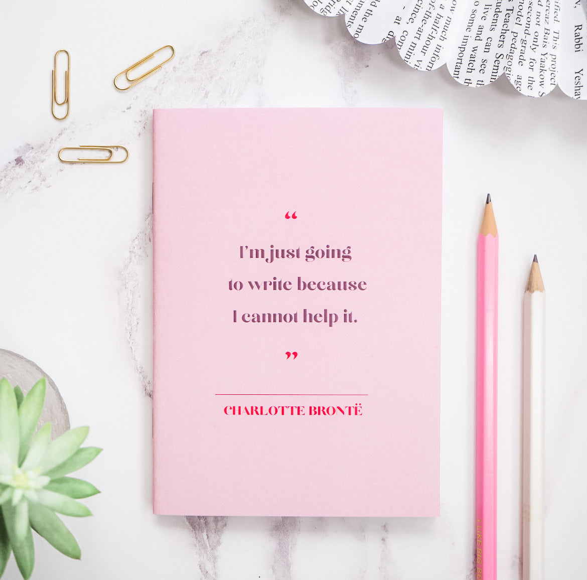 Women Writer’s Pocket Notebook - Charlotte Brontë