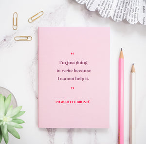 Women Writer’s Pocket Notebook - Charlotte Brontë