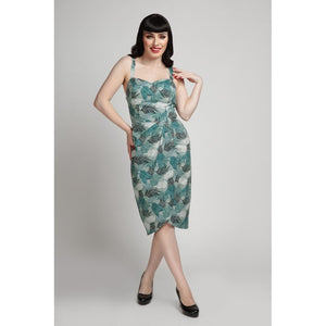 Collectif Mahina Cool Palm Sarong Dress